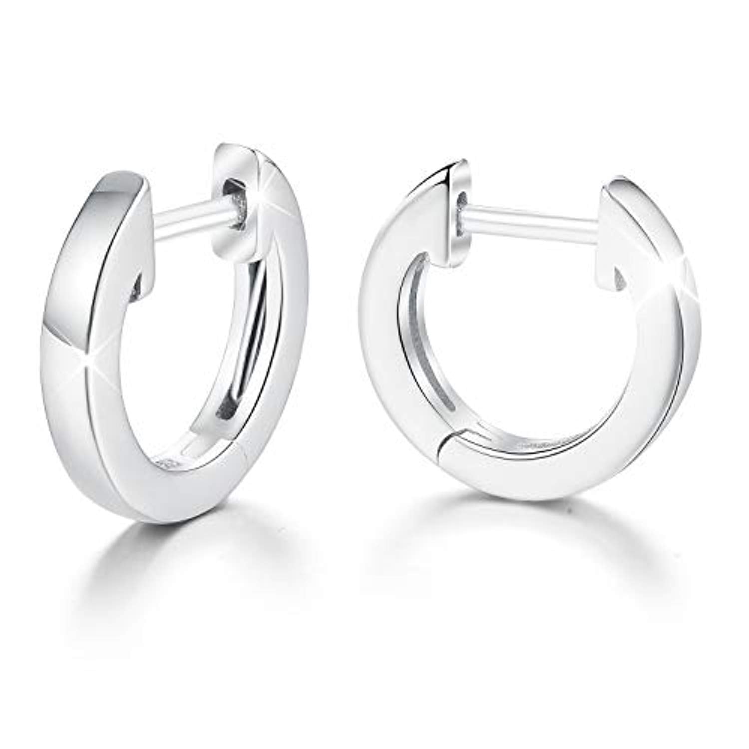 Open Hoop Earrings for Women / 925 Sterling Silver Earrings / Hypoallergenic  Hoops / Open Hoops / 5 X 20 Mm Hoops / Hinged Back Hoops - Etsy